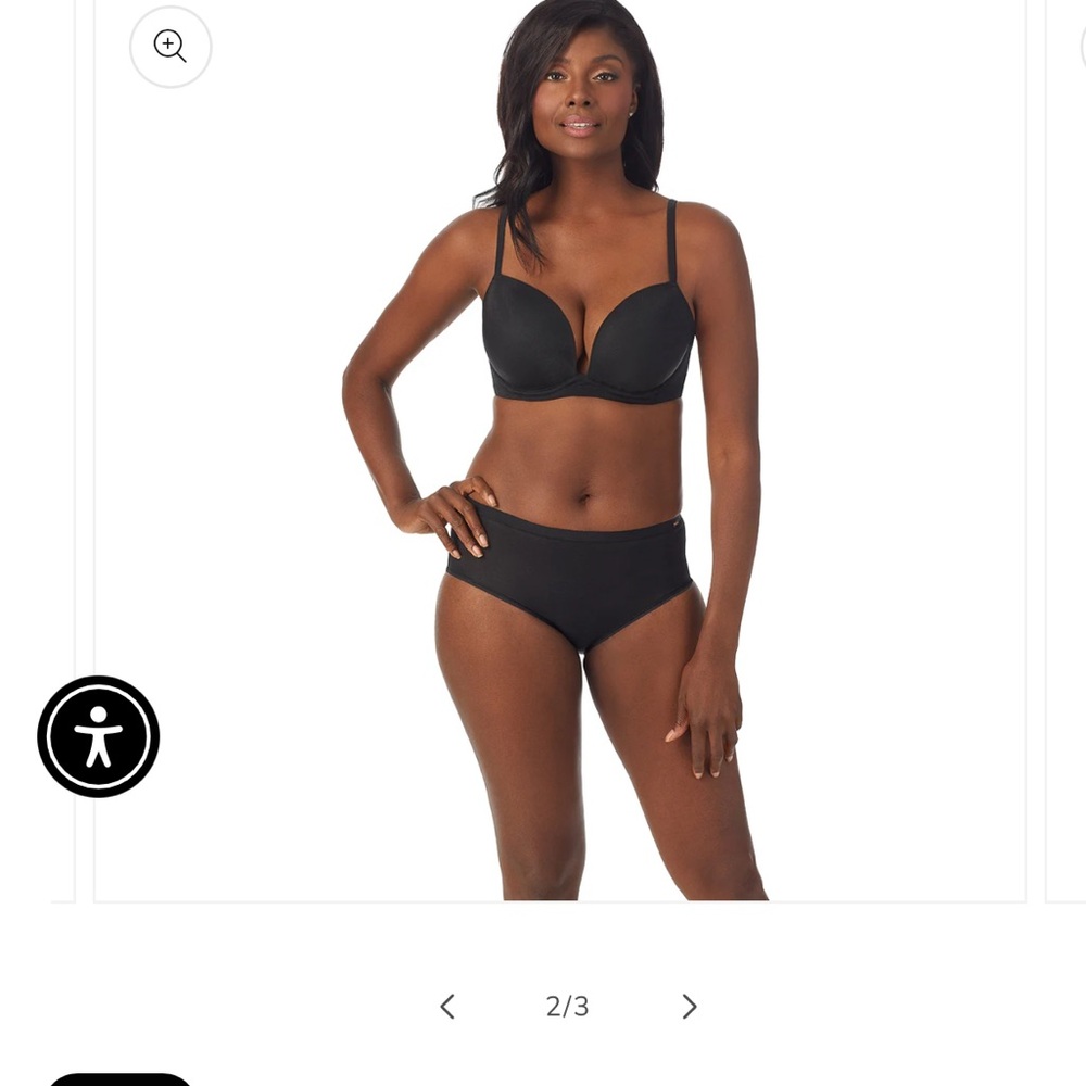 Le Mystere Shimmer Mesh Plunge Bra - Black